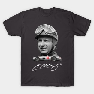 Juan Manuel Fangio Mercedes Benz W196 illustration T-Shirt